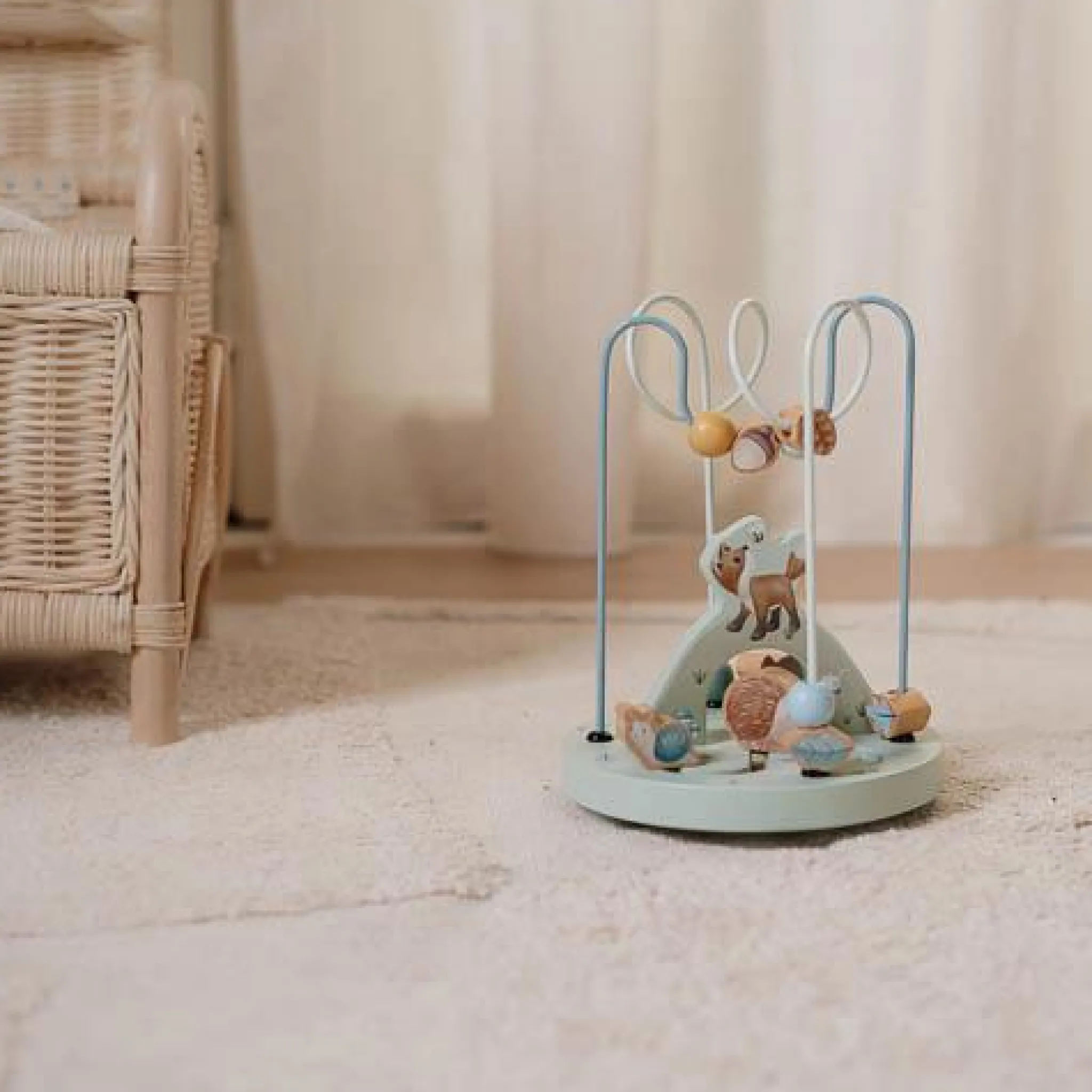 Little Dutch Activities spiral - Blue - Forest Friends Clearance