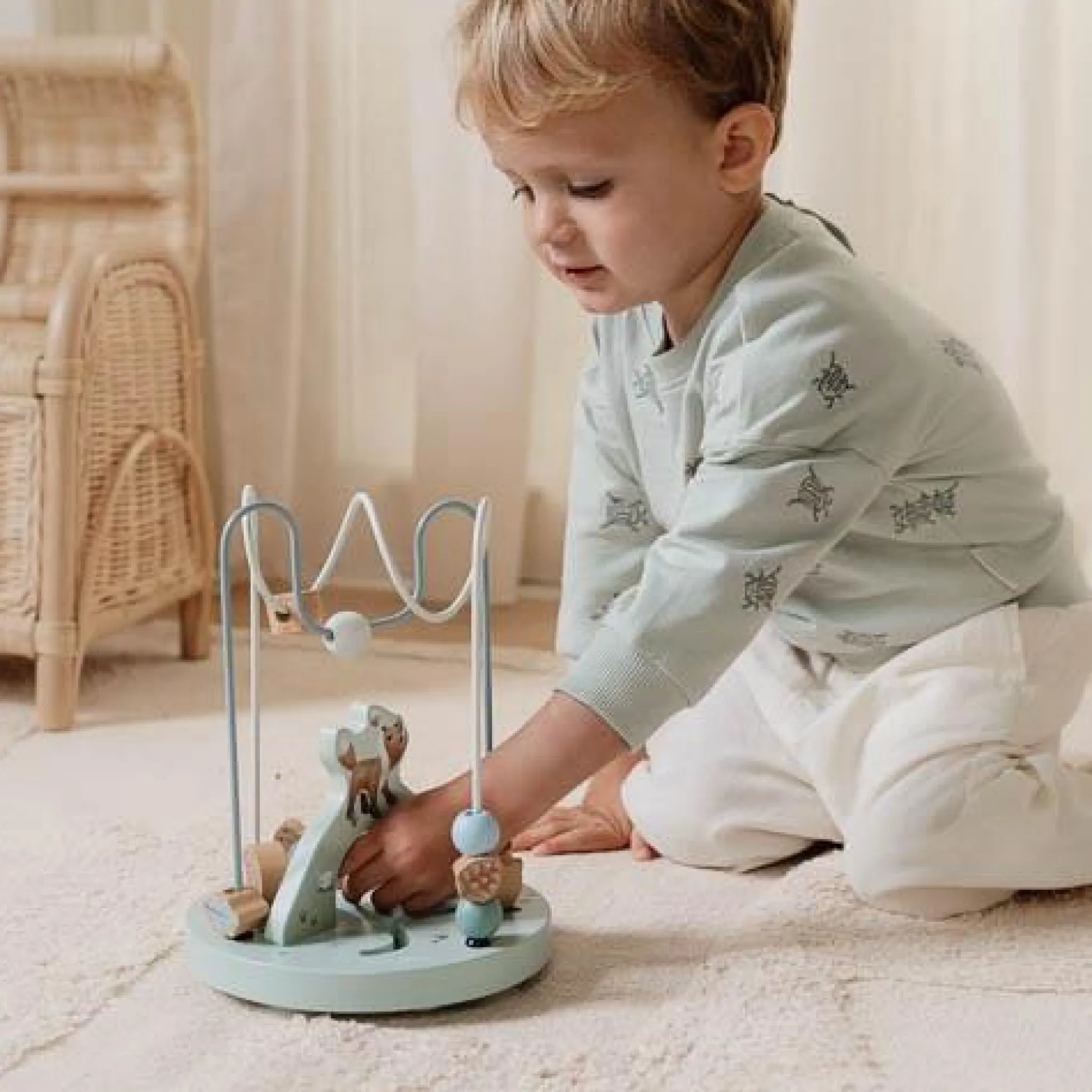 Little Dutch Activities spiral - Blue - Forest Friends Clearance