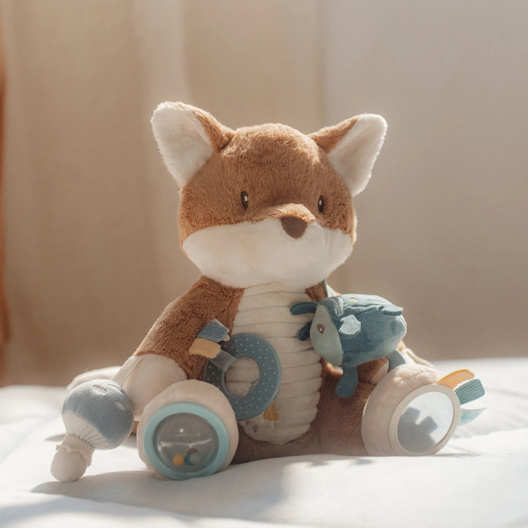 Little Dutch Activity cuddle - Blue - Forest Friends New
