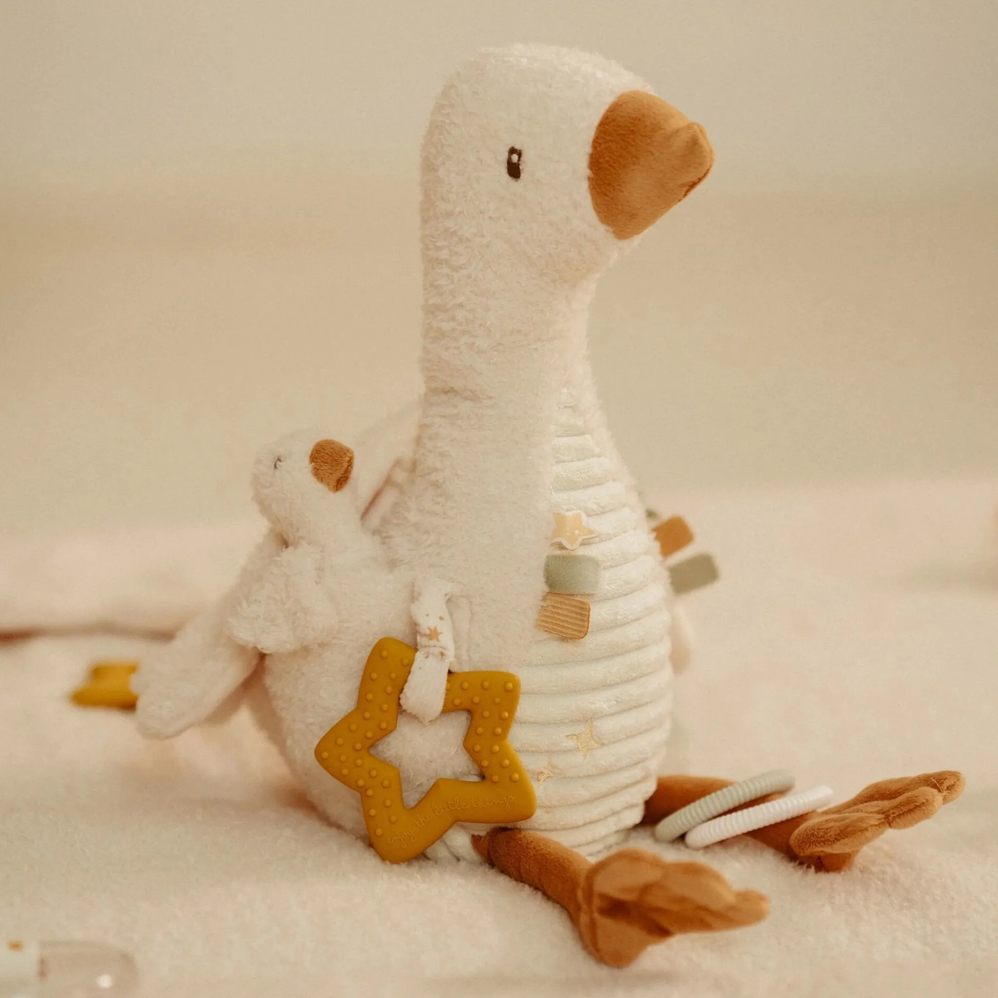 Little Dutch Activity Cuddle Goose - White - Little Goose Discount