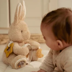 Little Dutch Activity Cuddle Rabbit - Sand - Baby Bunny New