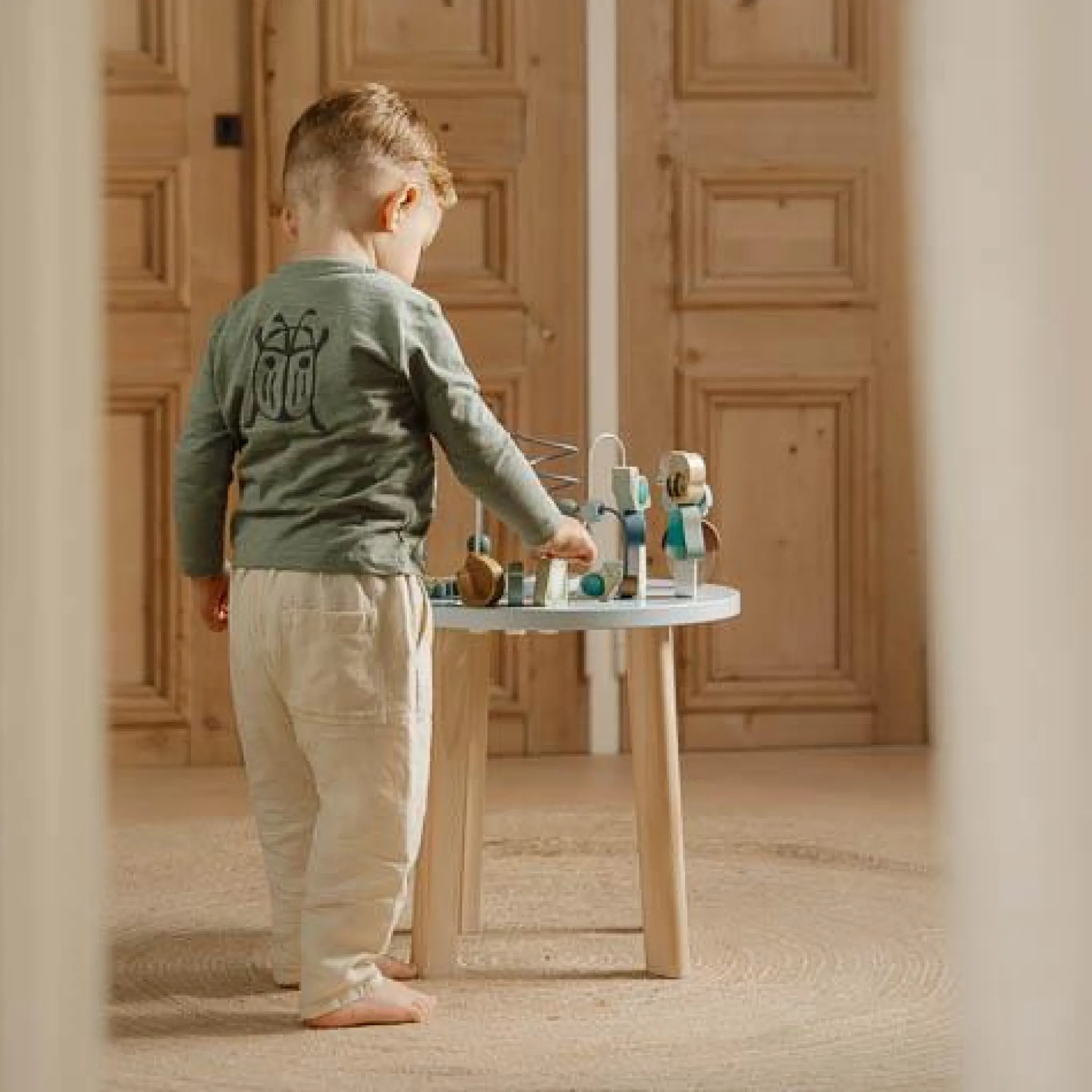 Little Dutch Activity table - Blue - Forest Friends Best