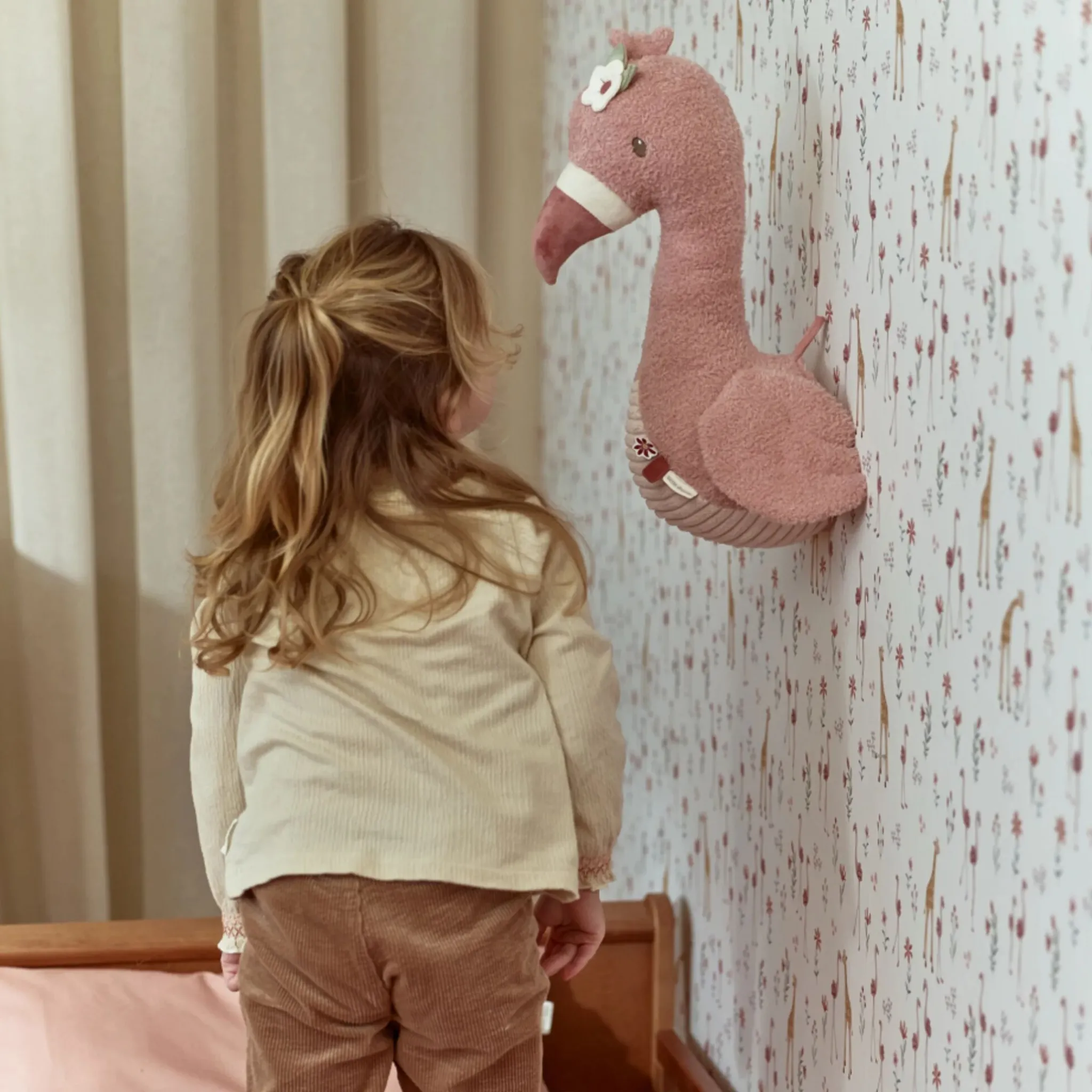 Little Dutch Animal head Flamingo - Pink