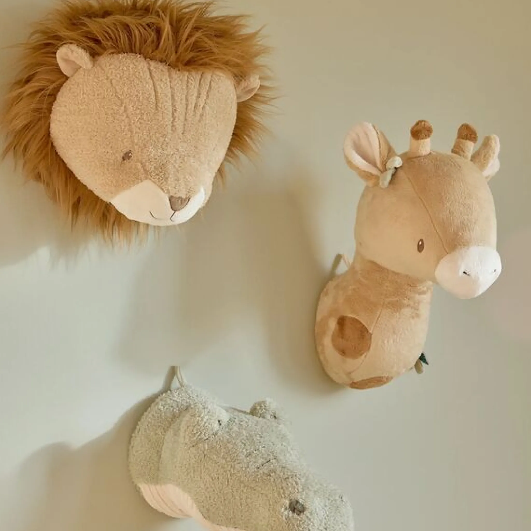 Little Dutch Animal head Lion - Yellow New