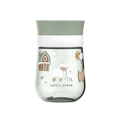 Little Dutch Anti-leak cup - Green - Little Farm Online