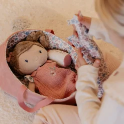 Little Dutch Baby doll in basket Rosa GRS Discount