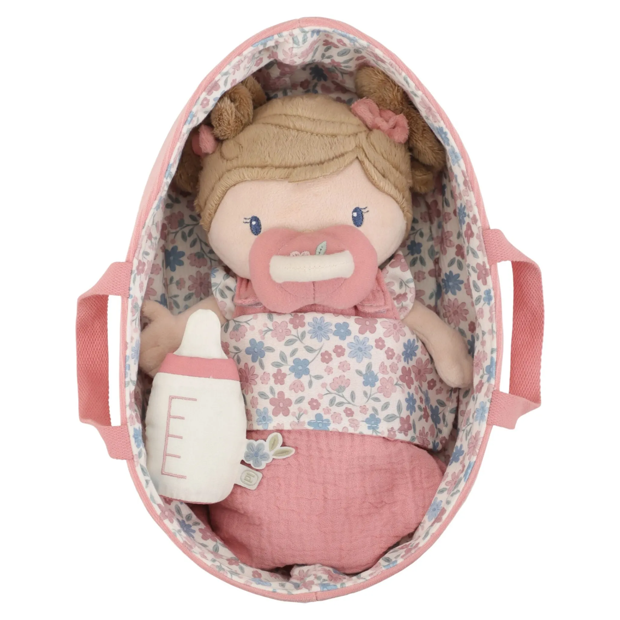 Little Dutch Baby doll in basket Rosa GRS Discount