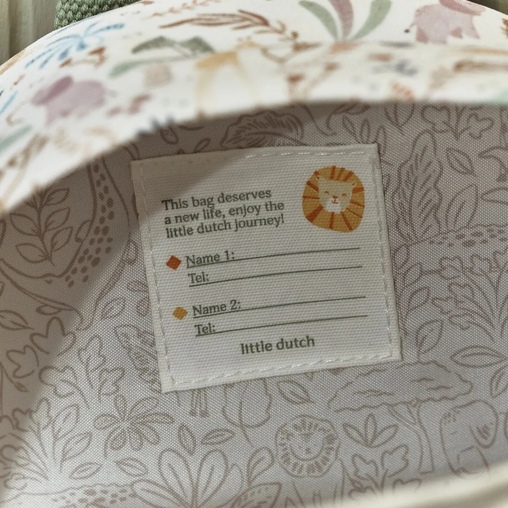 Little Dutch Backpack - White - 29 cm Sale