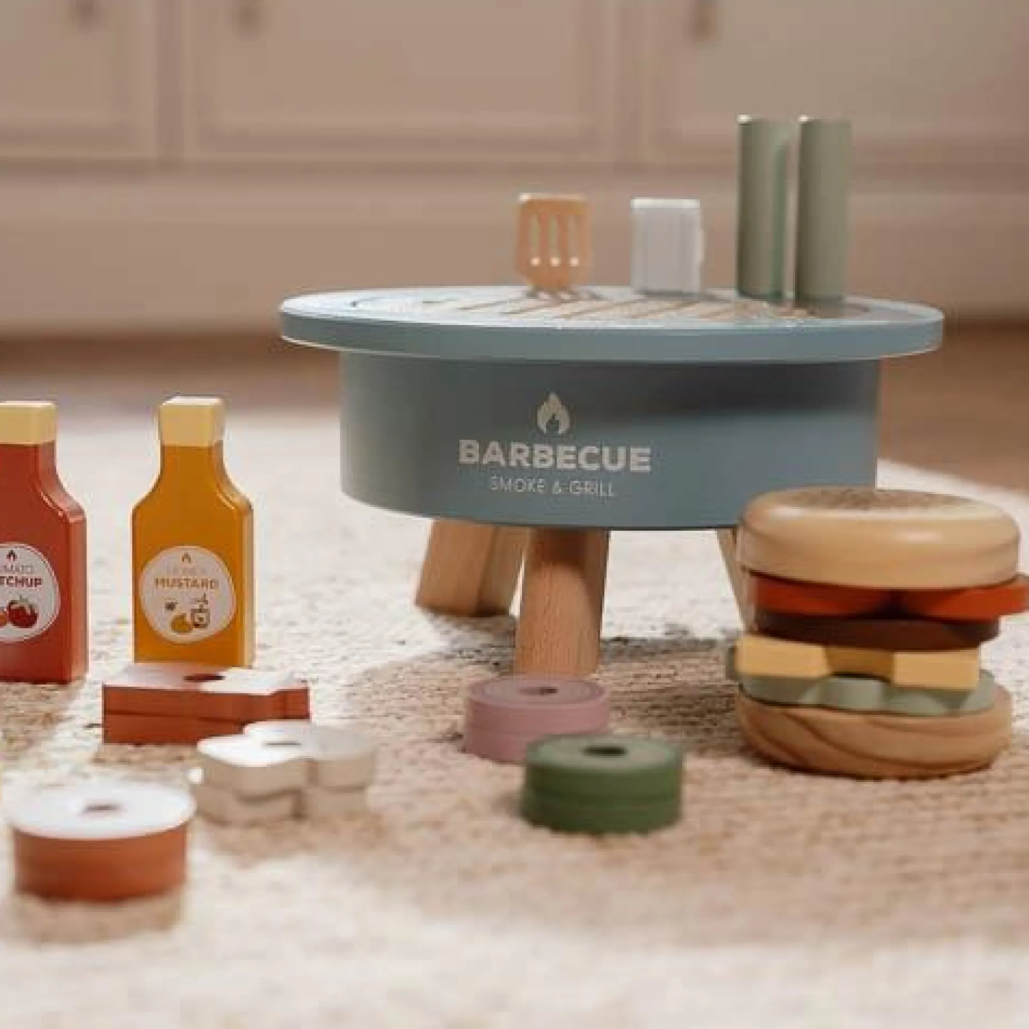 Little Dutch Barbecue toy set - Multicolored - Essentials Best