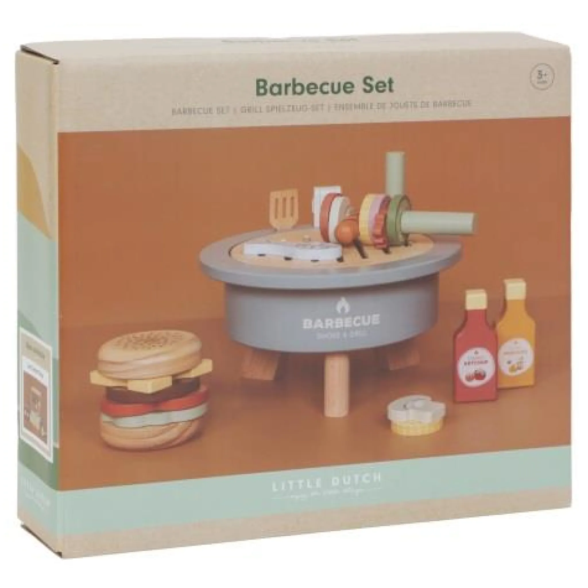 Little Dutch Barbecue toy set - Multicolored - Essentials Best