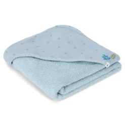 Little Dutch Bath cape - Blue - 75 x 75 - Essentials Clearance