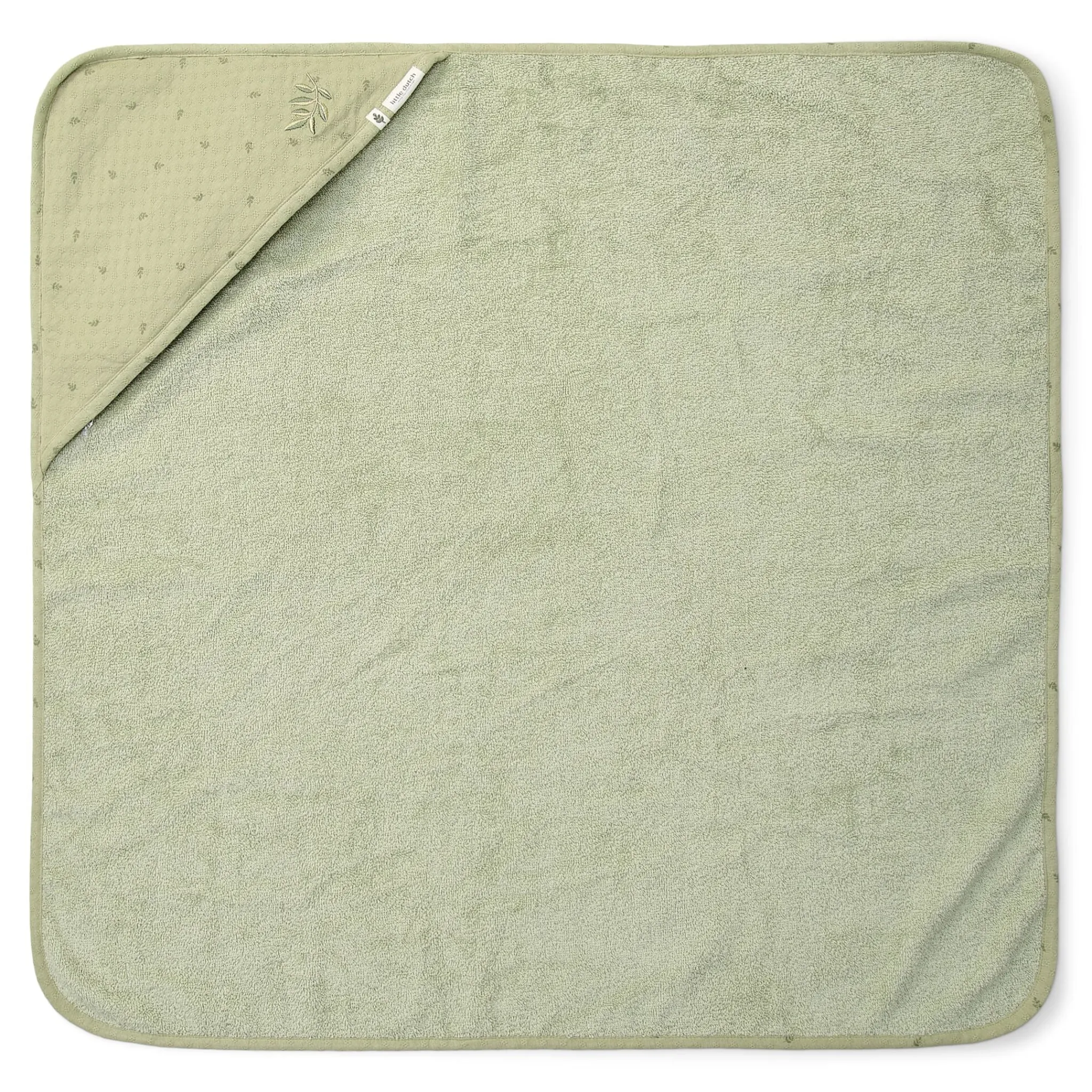 Little Dutch Bath cape - Green - Essentials Outlet