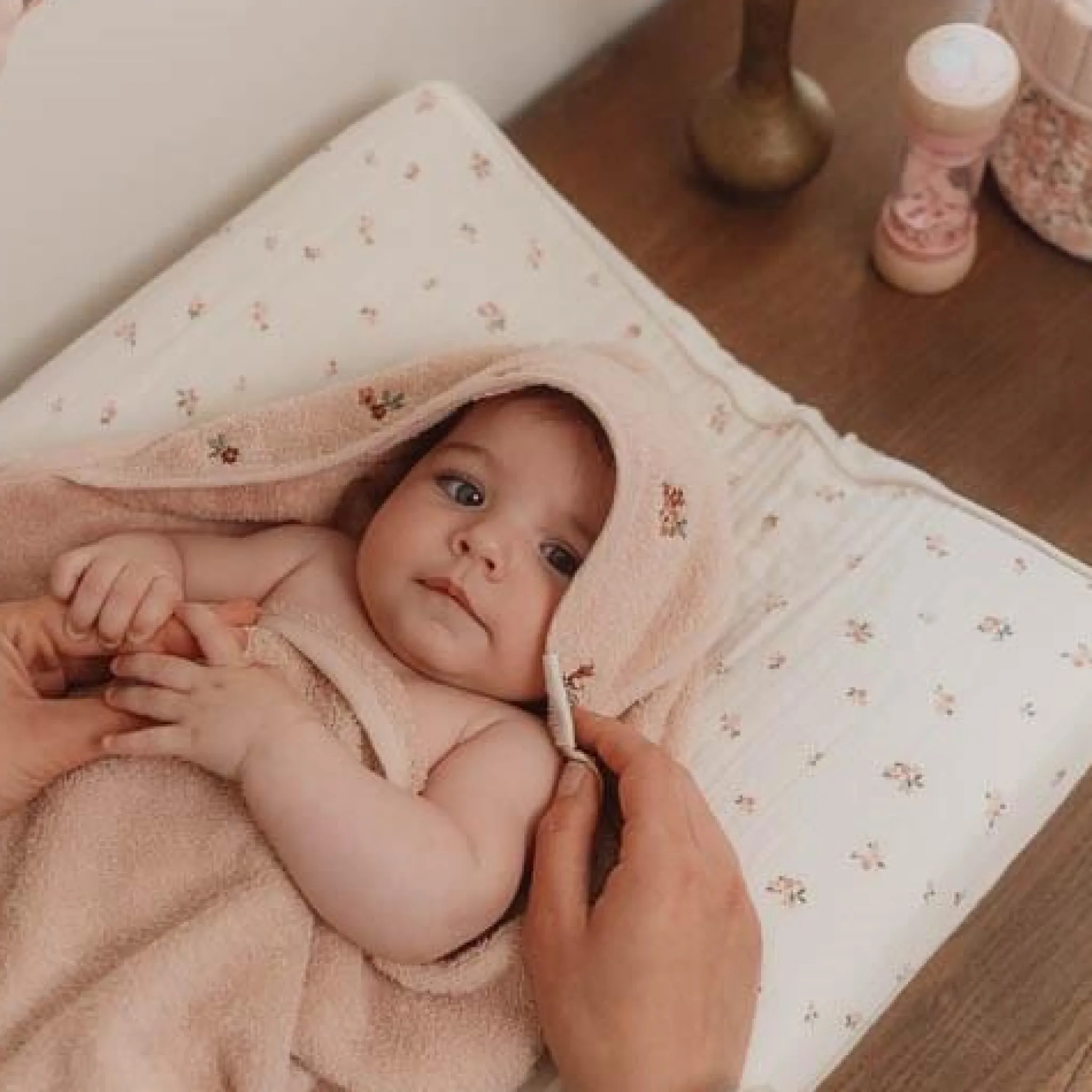 Little Dutch Bath cape - Pink - Fairy Garden Online