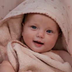 Little Dutch Bath cape - Pink - 75 x 75 - Essentials