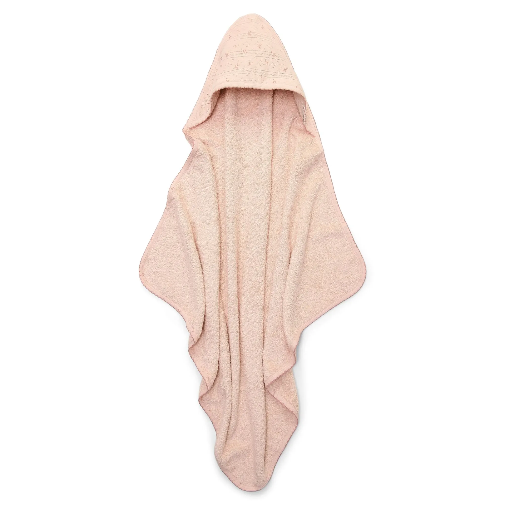 Little Dutch Bath cape - Pink - 100 x 100 - Essentials Outlet