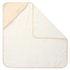 Little Dutch Bath cape - White - 75 x 75 - Newborn Naturals - Little Goose Discount
