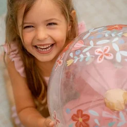 Little Dutch Beach Ball 3D Figure Pink Flowers Discount