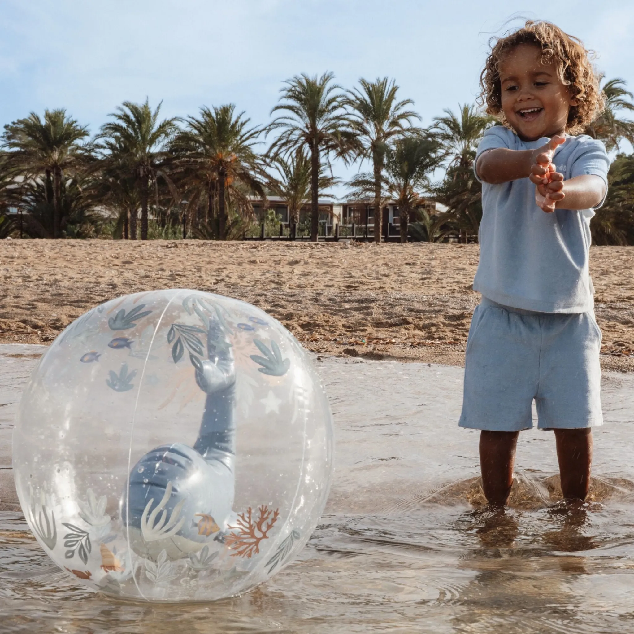 Little Dutch Beach Ball - 3D Whale - Ocean World Sale