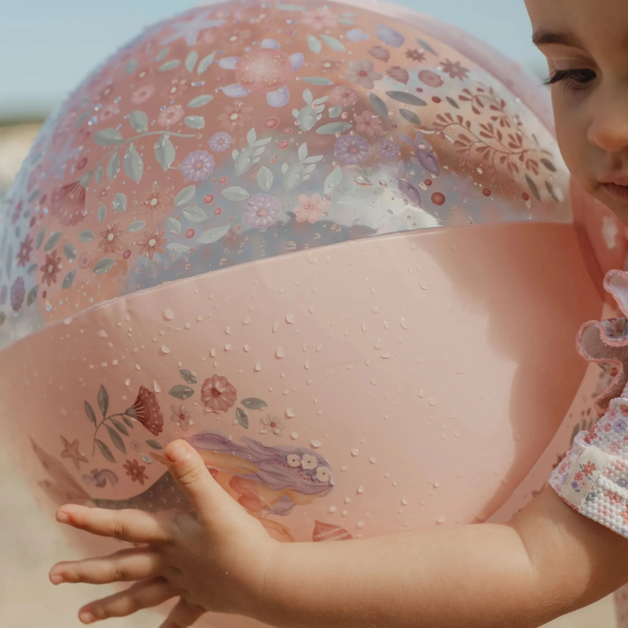 Little Dutch Beach Ball - Pink - Dreamy Mermaid Clearance