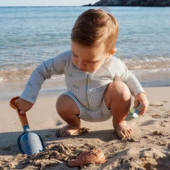 Little Dutch Beach Set Shovel and Sand Molds - Blue - Ocean World Online