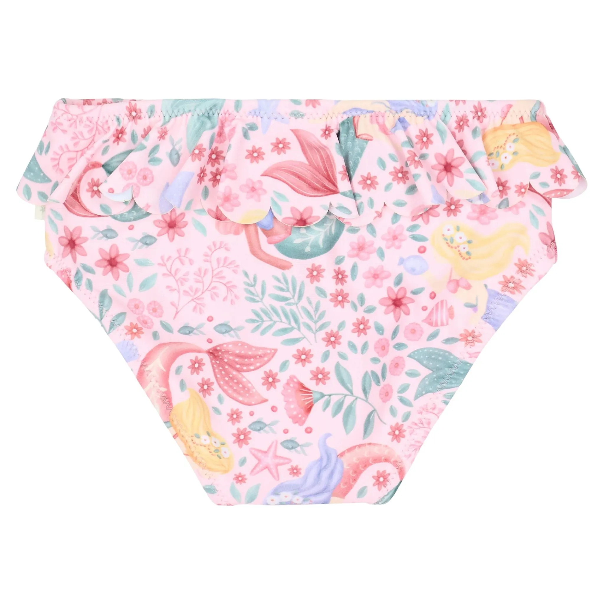 Little Dutch Bikini - Pink - Mermaid print New