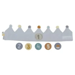 Little Dutch Birthday crown - blue Clearance