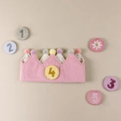 Little Dutch Birthday crown - Pink Outlet