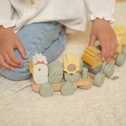 Little Dutch Block train chicken Little Farm Hot