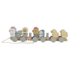 Little Dutch Block train chicken Little Farm Hot
