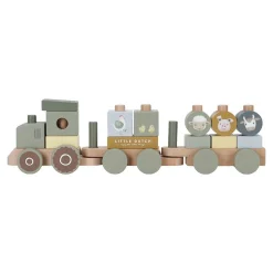 Little Dutch Block train tractor Little Farm Discount