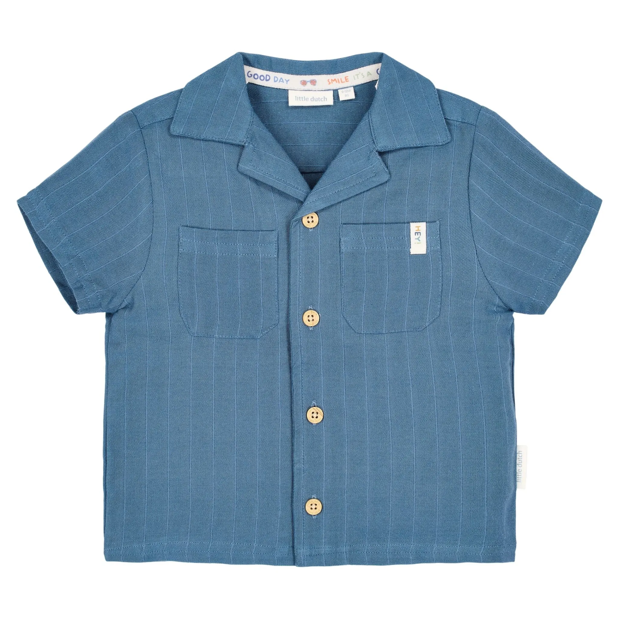 Little Dutch Blouse - Short sleeve - Blue Best