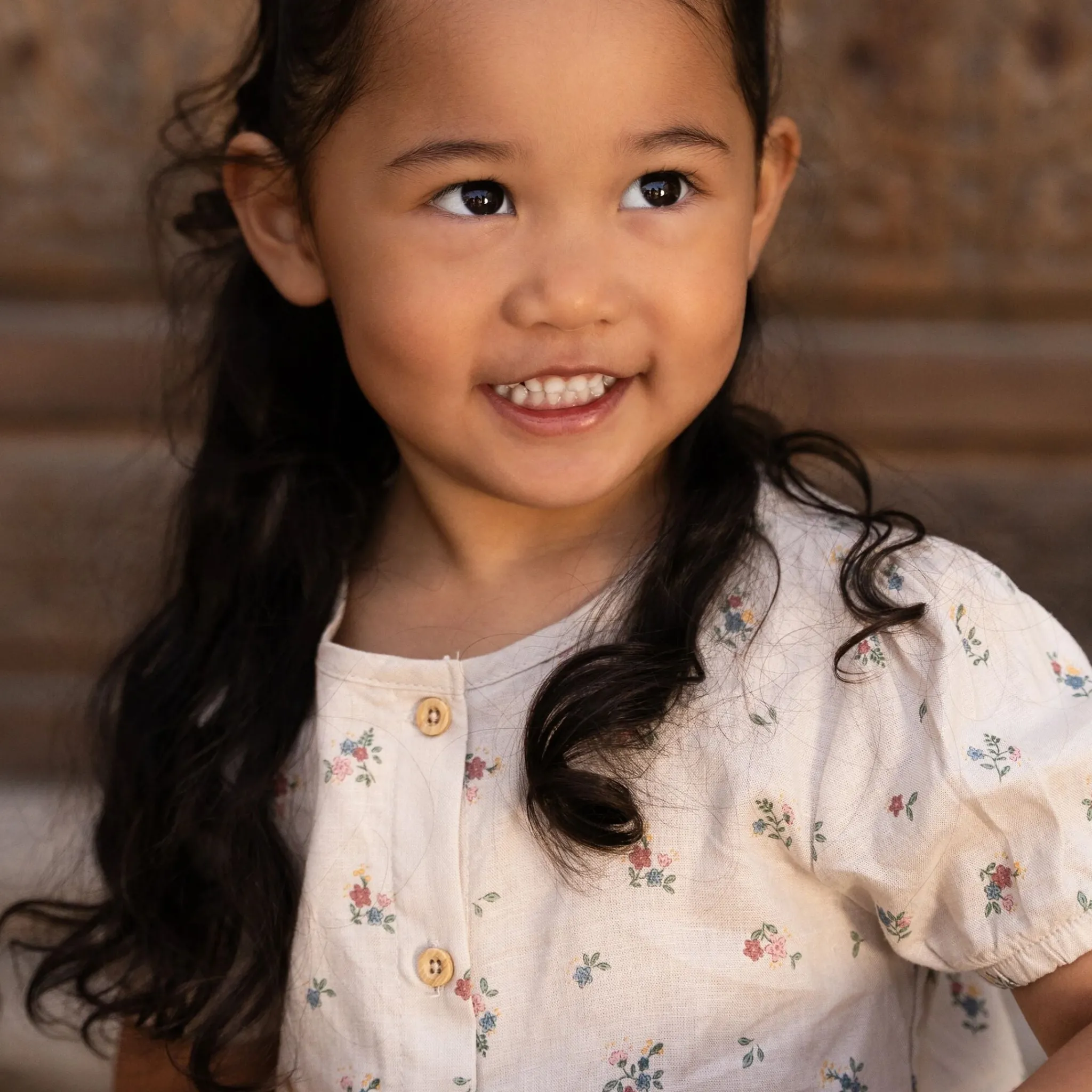 Little Dutch Blouse - Short sleeve - Sand