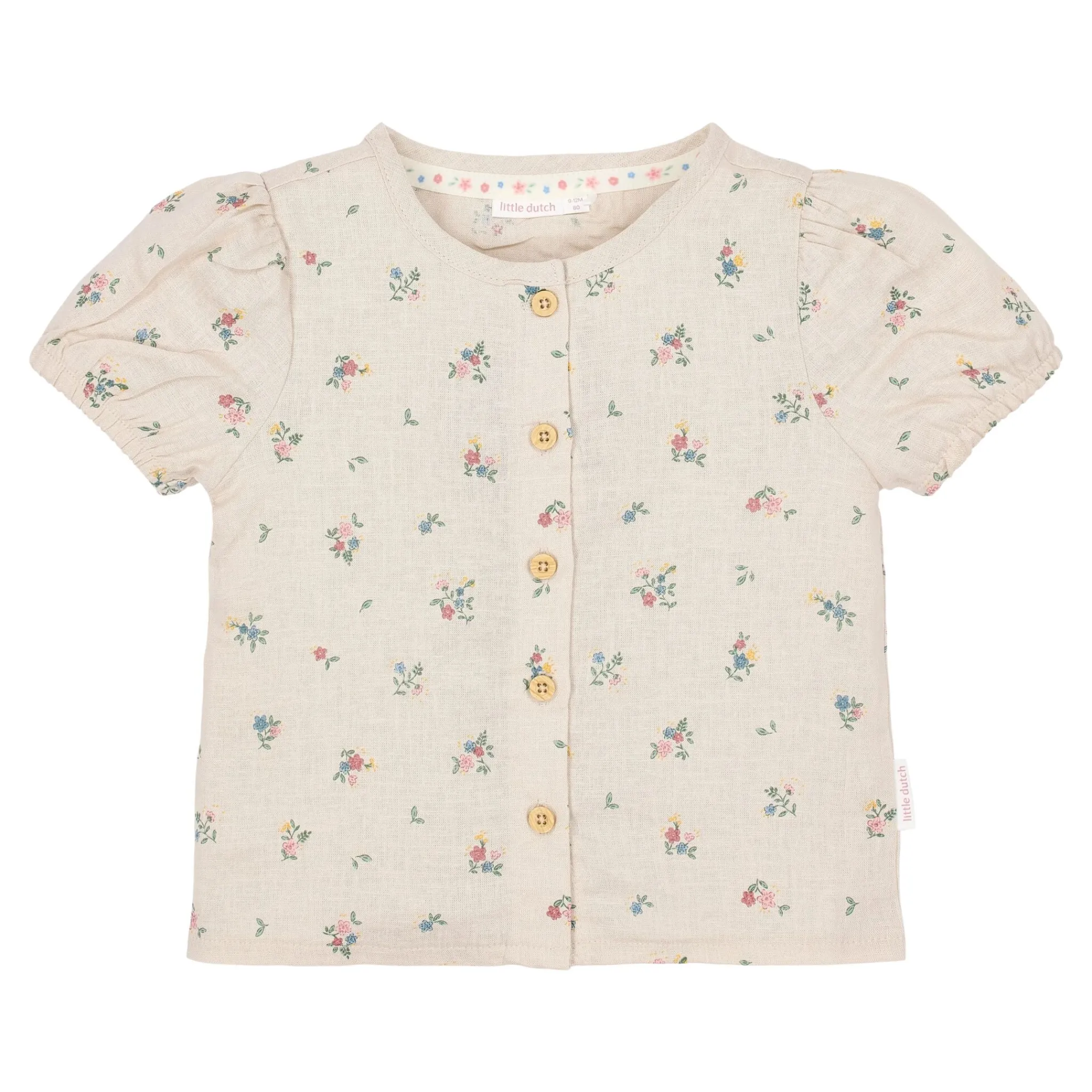 Little Dutch Blouse - Short sleeve - Sand