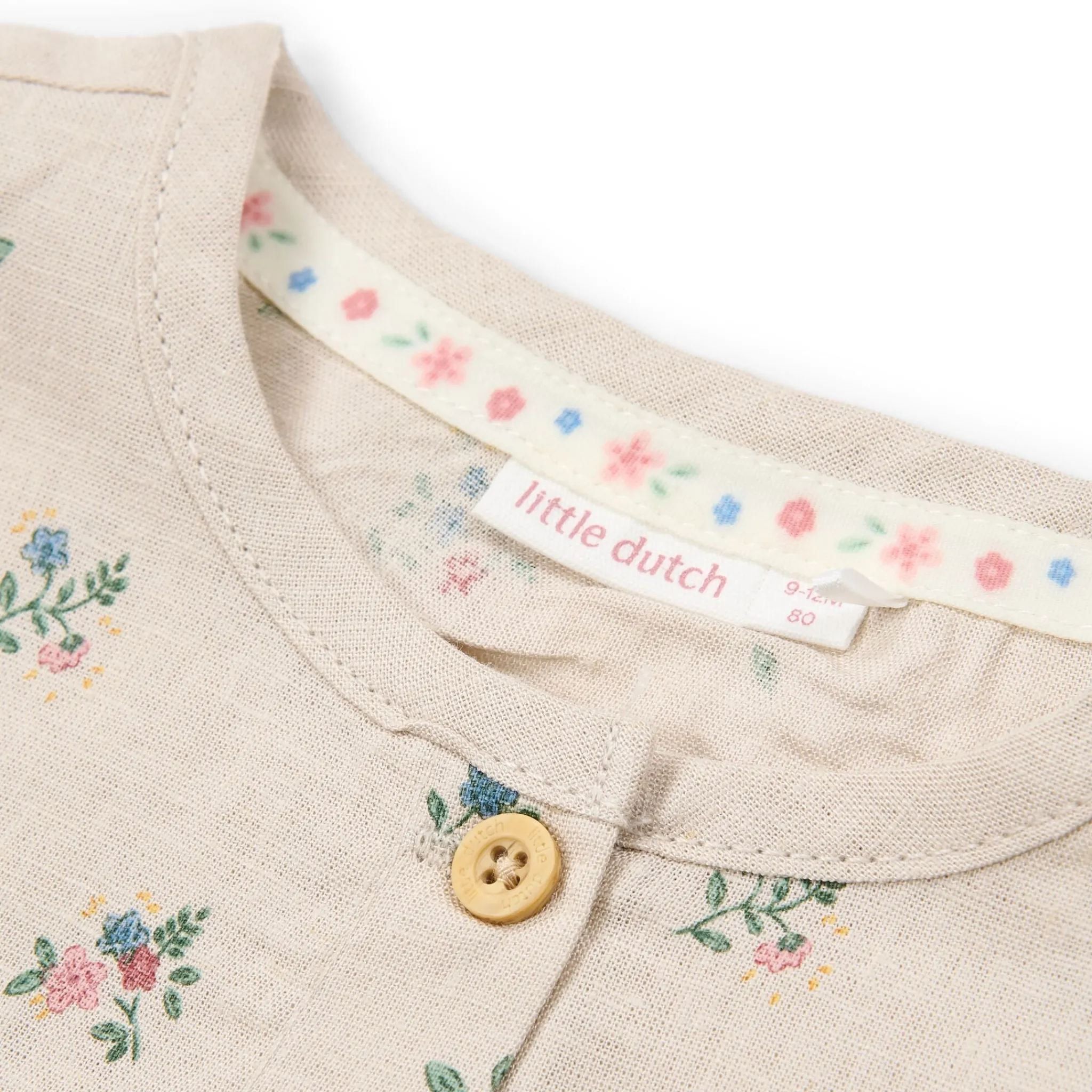 Little Dutch Blouse - Short sleeve - Sand