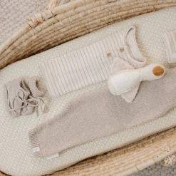 Little Dutch Booties - Beige - Newborn Naturals Discount