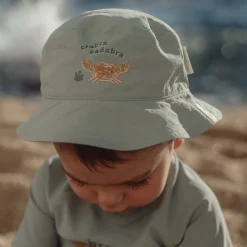 Little Dutch Bucket hat - Green - Ocean Surf Stripes