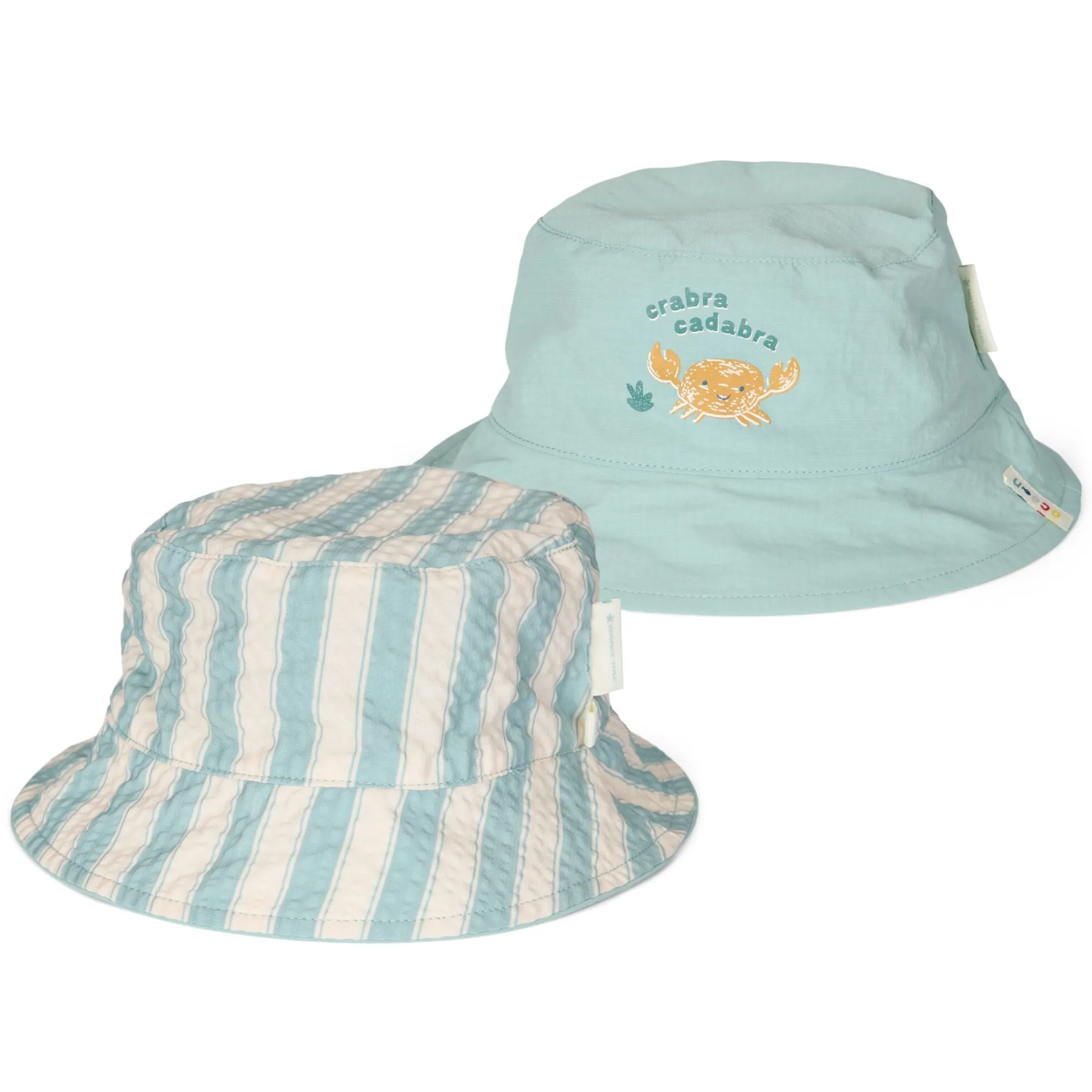 Little Dutch Bucket hat - Green - Ocean Surf Stripes