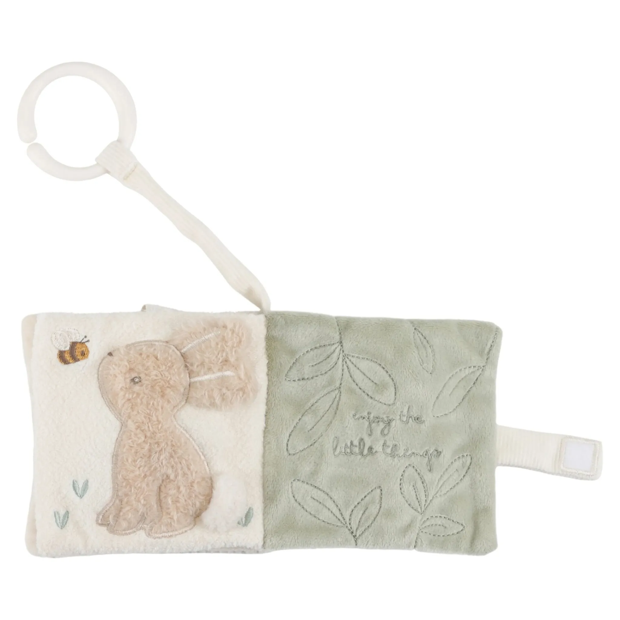 Little Dutch Buggy booklet - White - Newborn Naturals