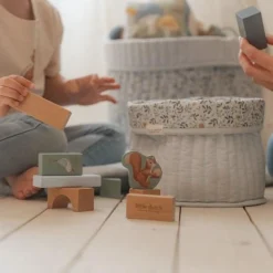Little Dutch Building blocks - Blue - Forest Friends Hot