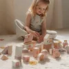 Little Dutch Building Blocks - Pink - Fairy Garden Hot
