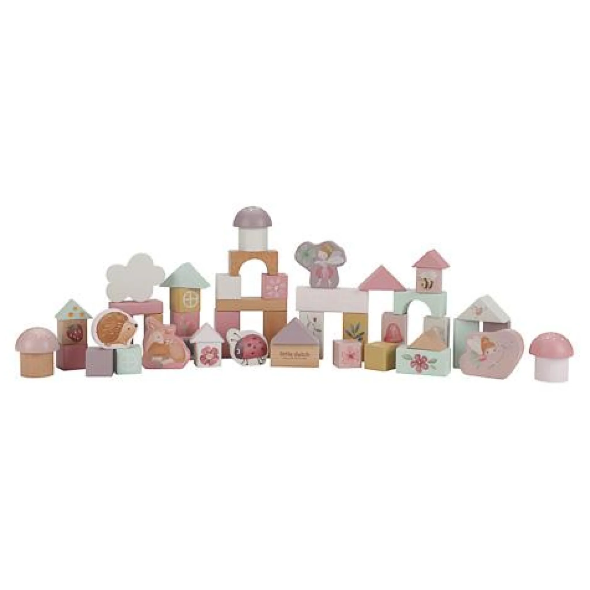 Little Dutch Building Blocks - Pink - Fairy Garden Hot