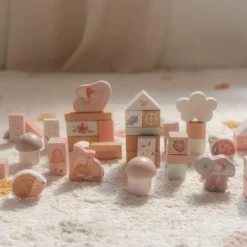 Little Dutch Building Blocks - Pink - Fairy Garden Hot