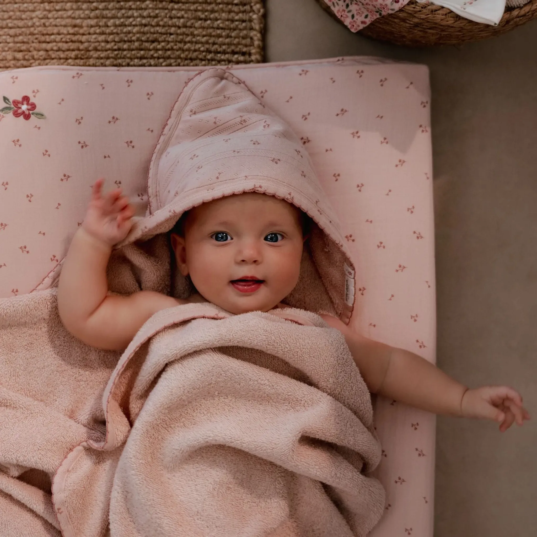 Little Dutch Changing mat cover - Pink - Essentials New