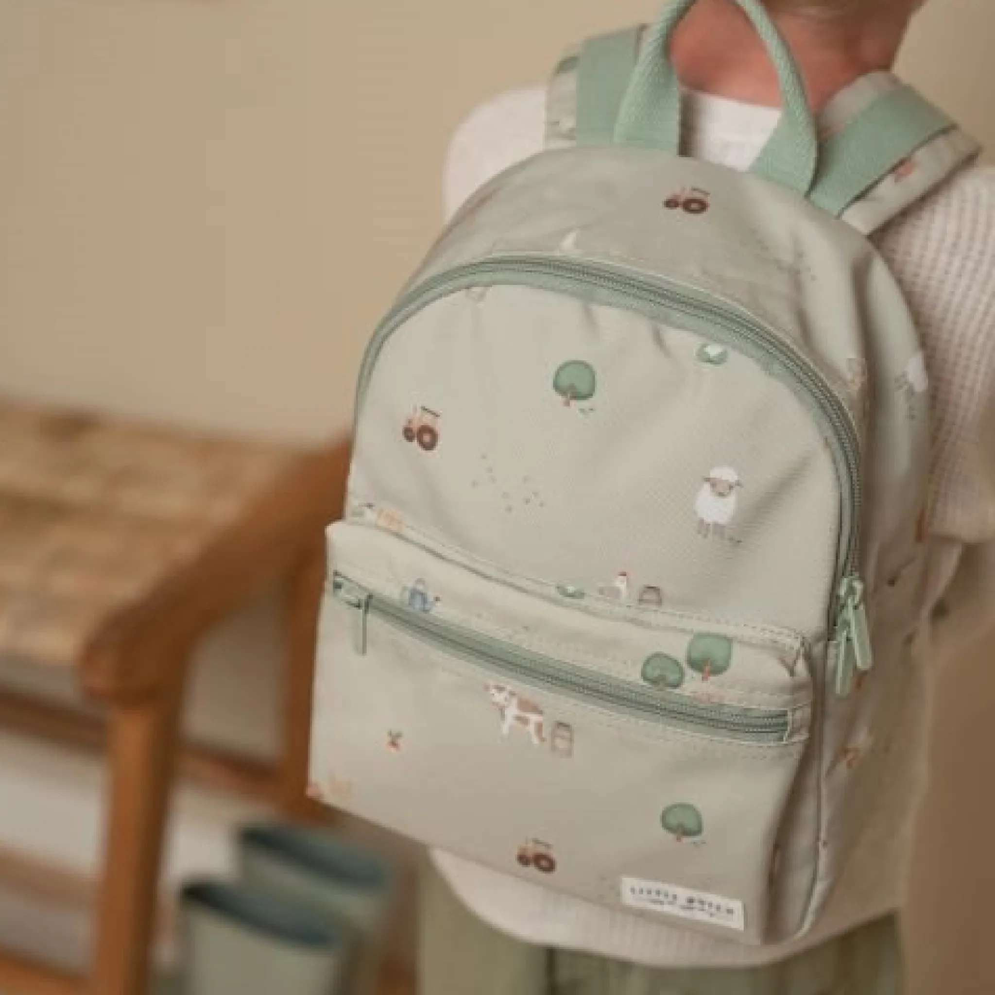 Little Dutch Children's backpack - Green - Little Farm New