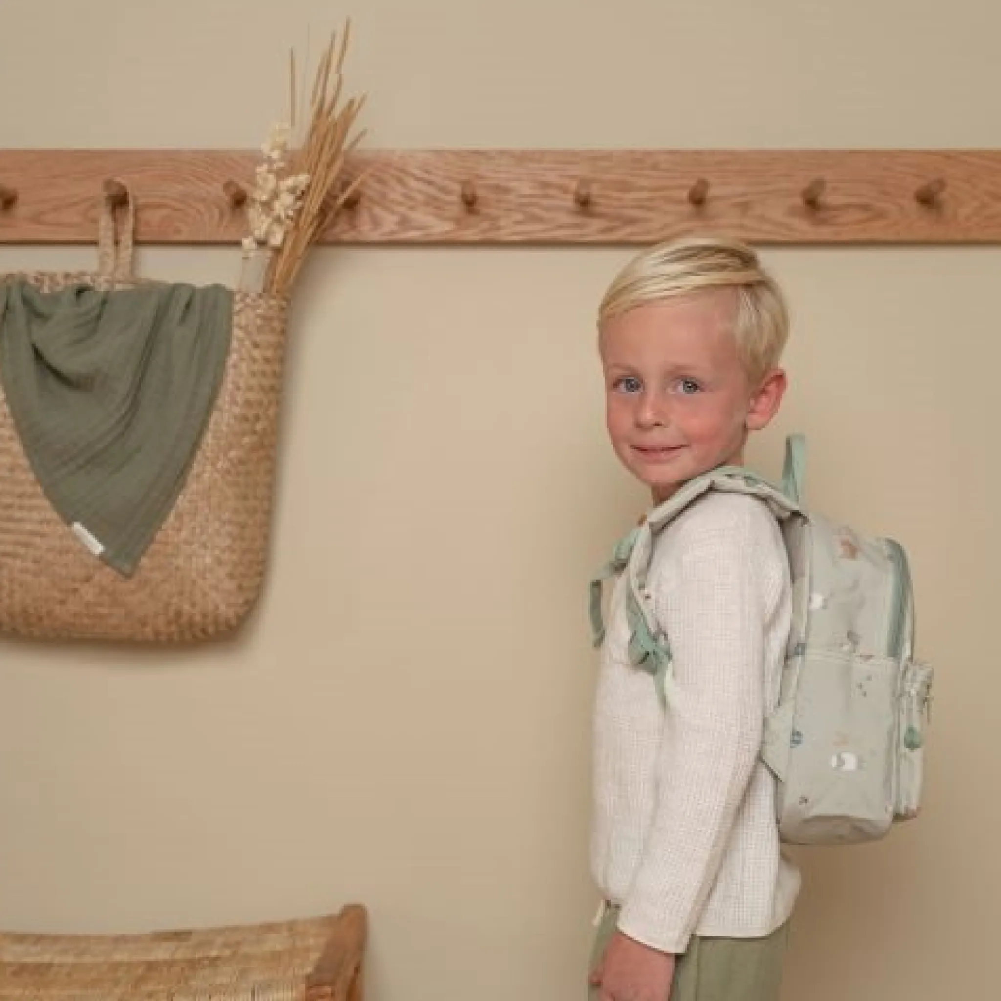 Little Dutch Children's backpack - Green - Little Farm New