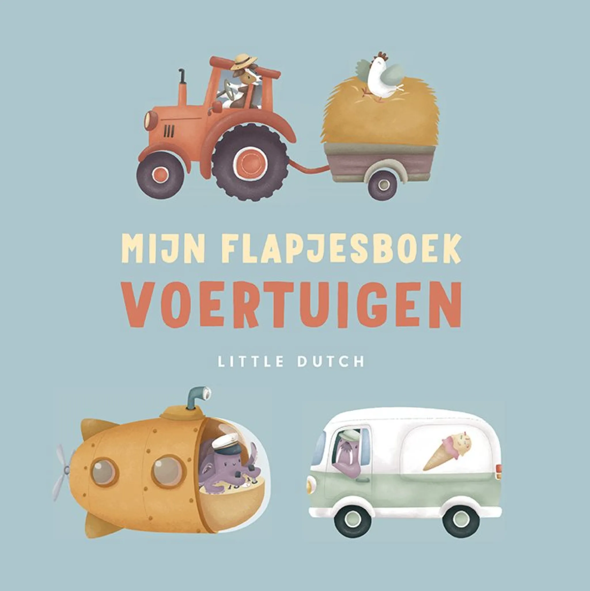 Little Dutch Children's Book My Flap Book – Vehicles Discount