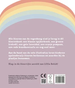 Little Dutch Children's Book Rainbow Coloring Book - NL Discount