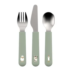 Little Dutch Children's cutlery set - Green - Little Farm New