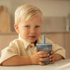 Little Dutch Children's glass 250 ml With Straw Forest Friends Discount