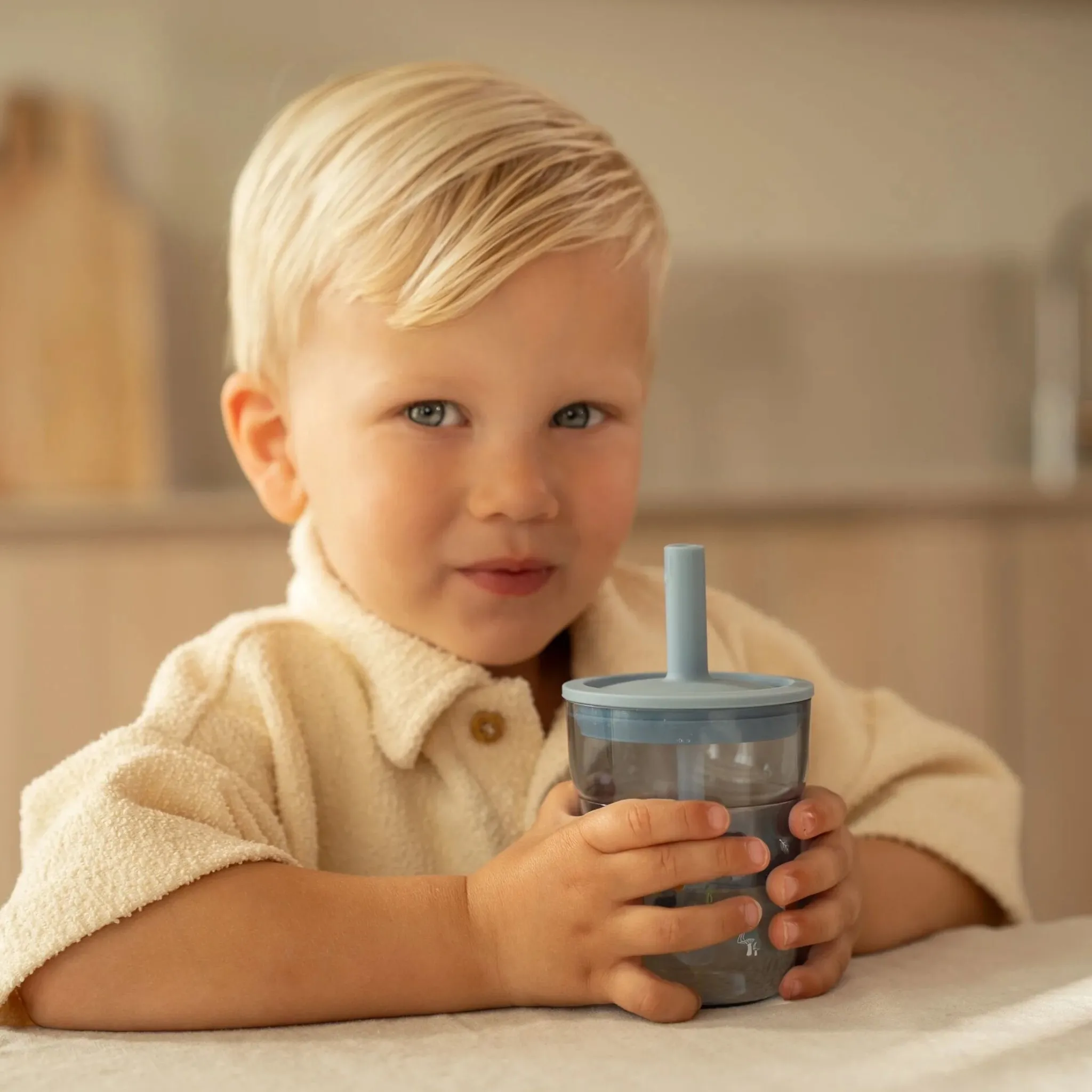 Little Dutch Children's glass 250 ml With Straw Forest Friends Discount
